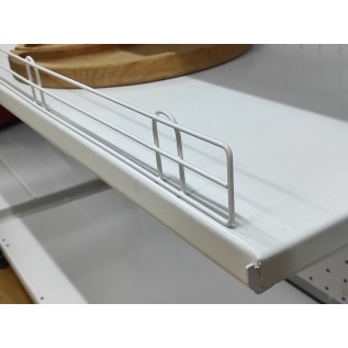 Обмежувач полочний 1250мм (білий)